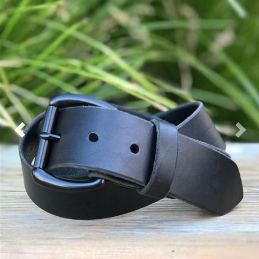 GUSTIN BLACK ROLLER BELT - ILLINI LATIGO BLACK, 36